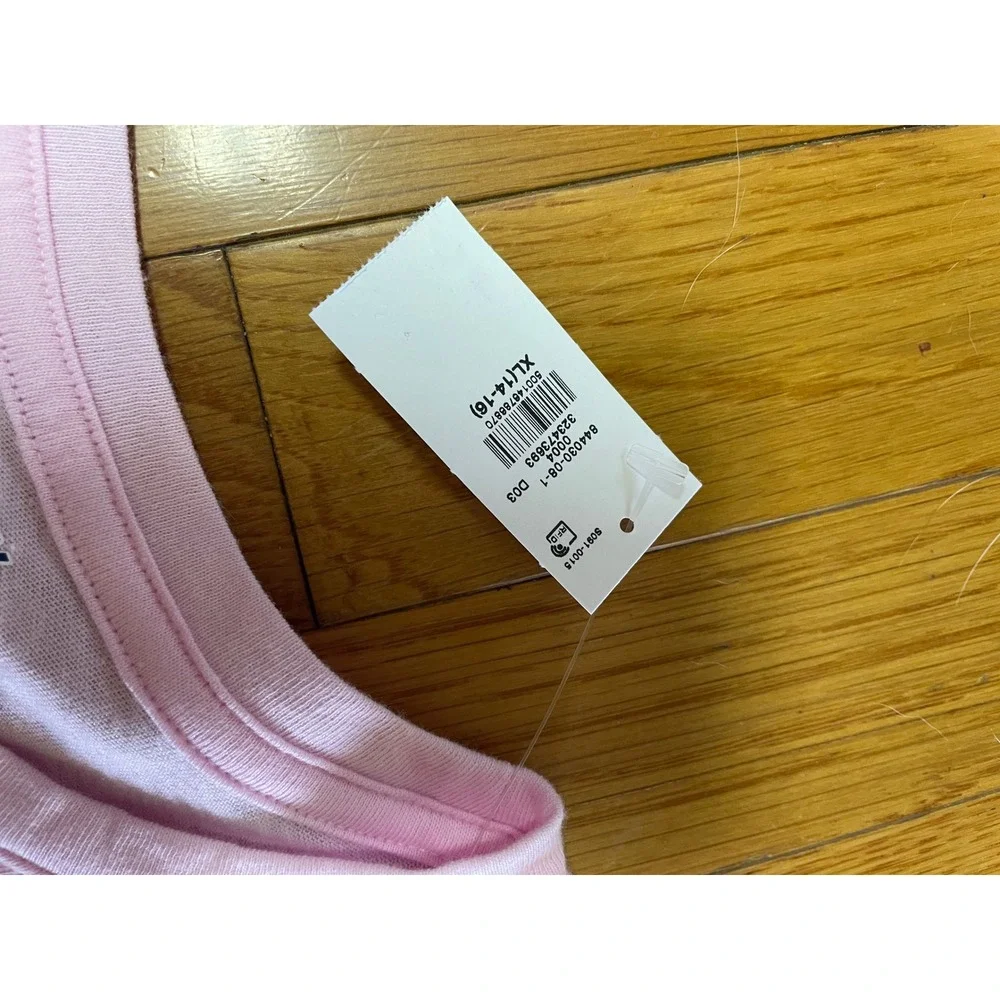 Old Navy Girls XL 14-16 Pink Love‎ Graphic Short Sleeve T-Shirt NWT 844030-08-1